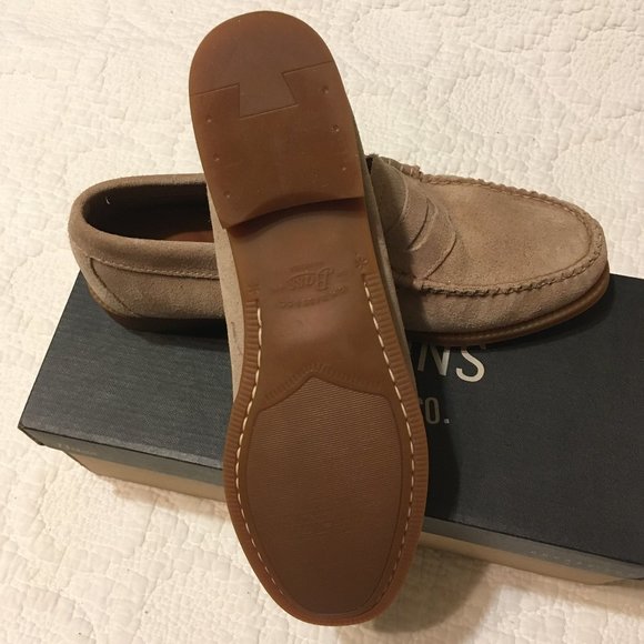 Bass Ladies Whitney Weejun II Penny Suede loafers in Earth color - Size 8M - New - Picture 9 of 10